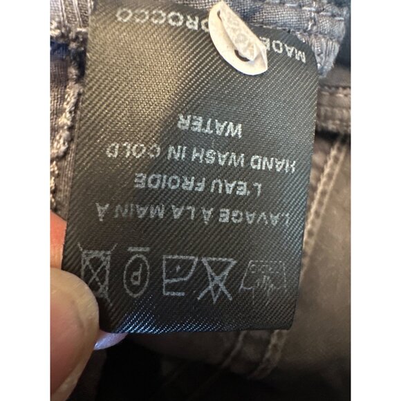 Isabel Étoile Marant Gray Jeans With Multicolor Embroidery Detail Size 36 - Picture 7 of 9